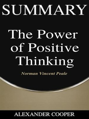 cover image of Summary of the Power of Positive Thinking